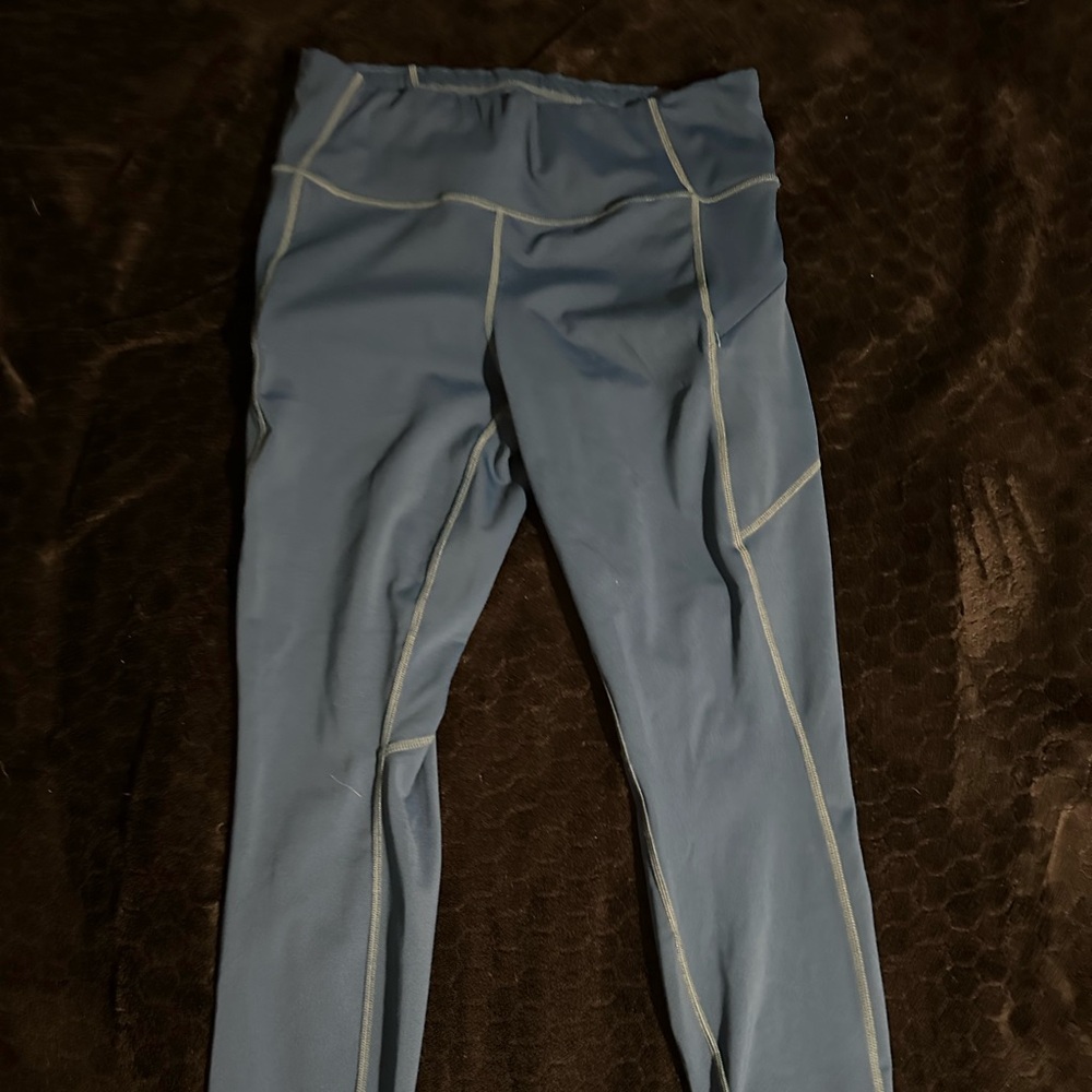 Athleta Teal Performance Leggings